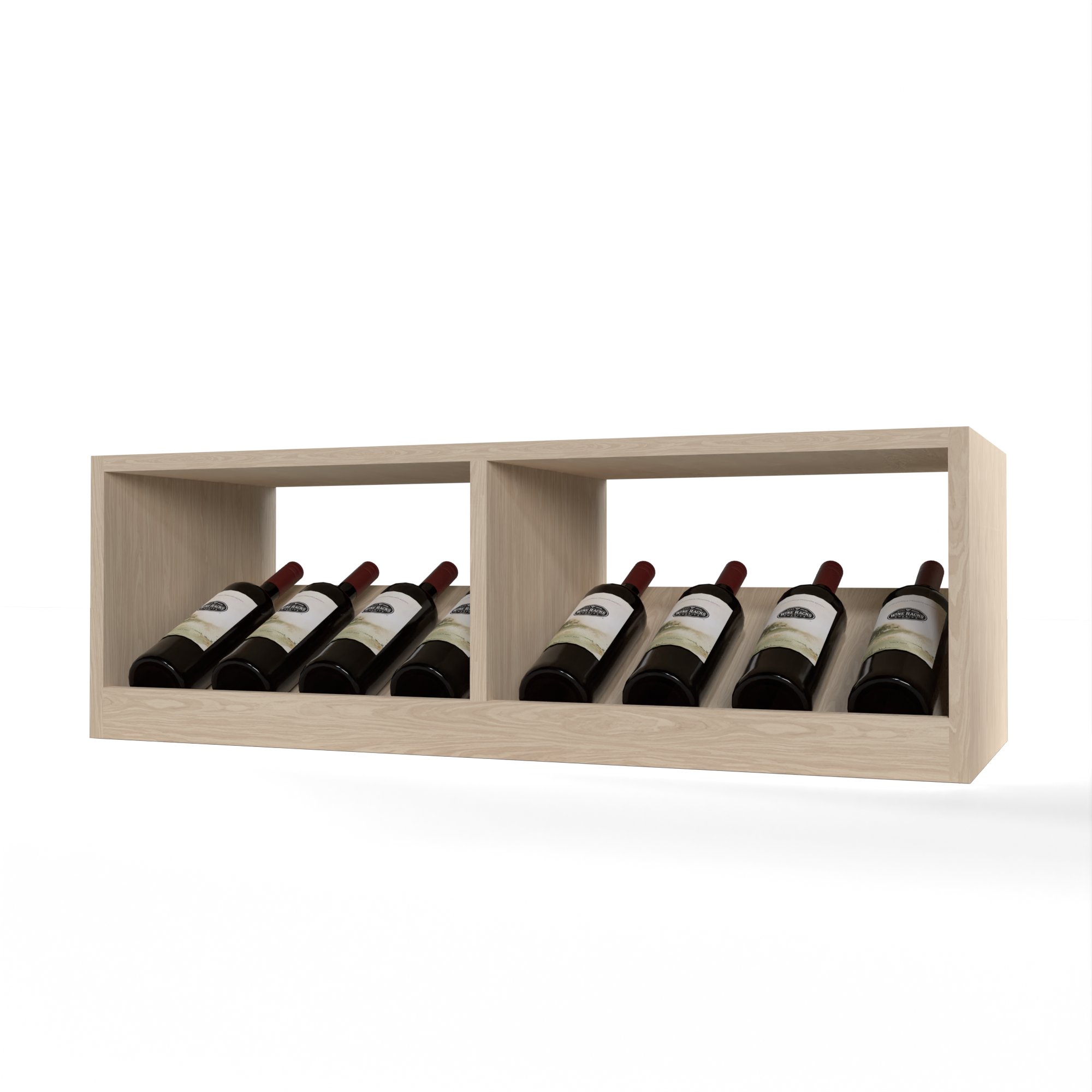 GrandCellar™ - 8 Column Full-Depth Elevated Display Row - 12