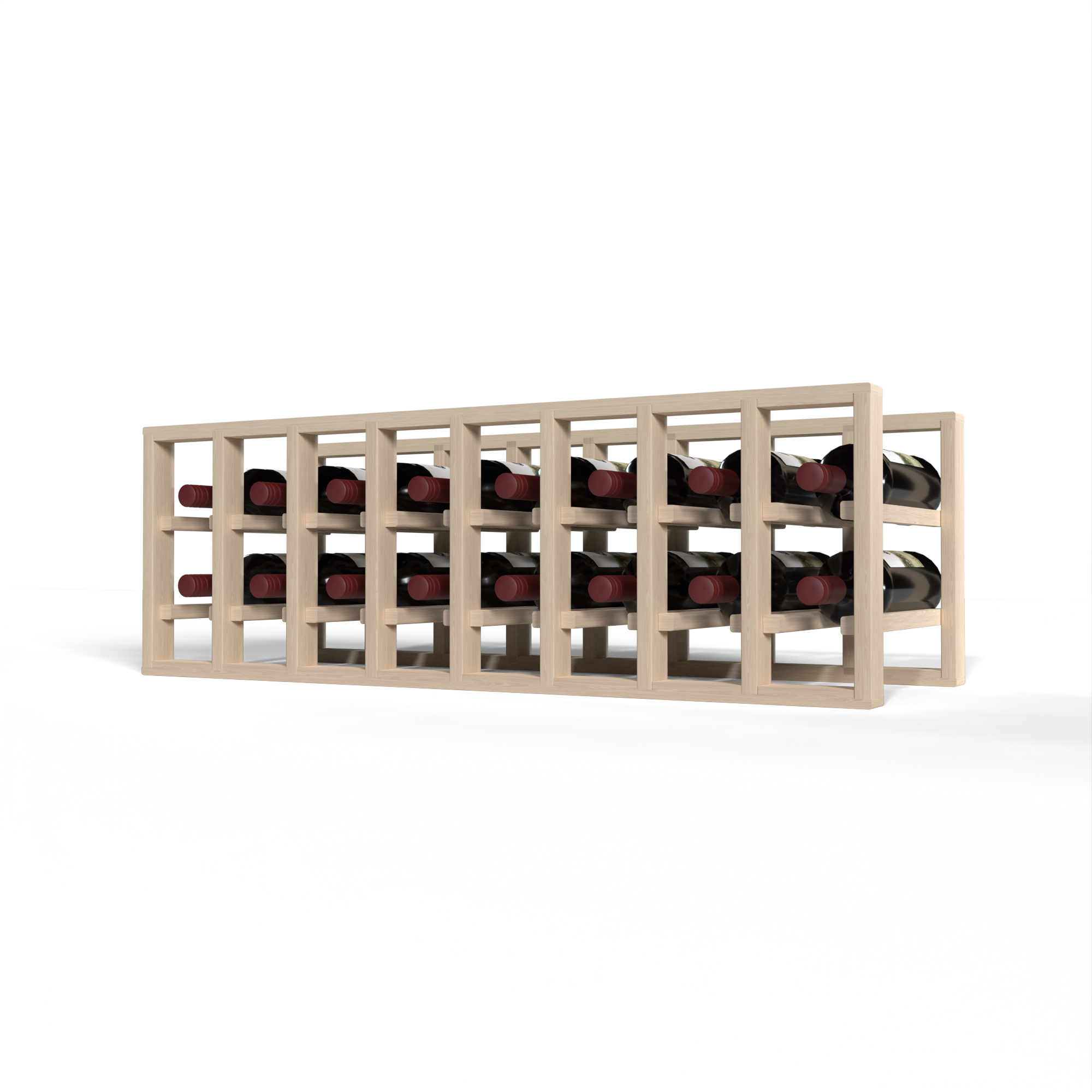 GrandCellar™ - 8 Column Full-Depth Standard Wine Rack - 12