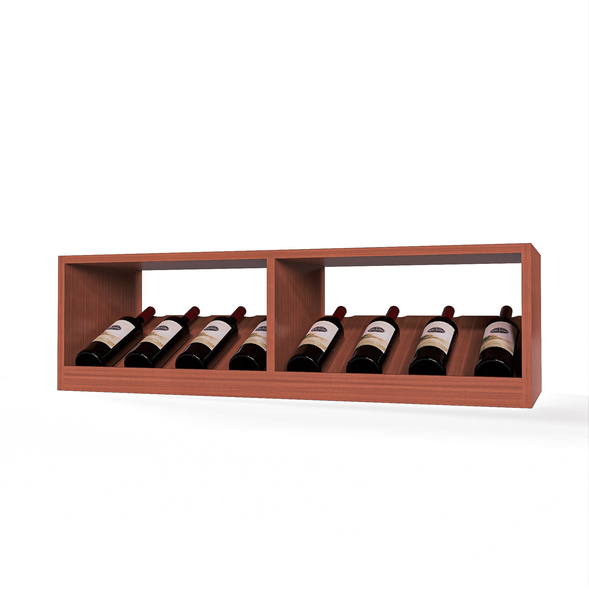 GrandCellar™ - 9 Column Full-Depth Elevated Cradle Display Row - 12