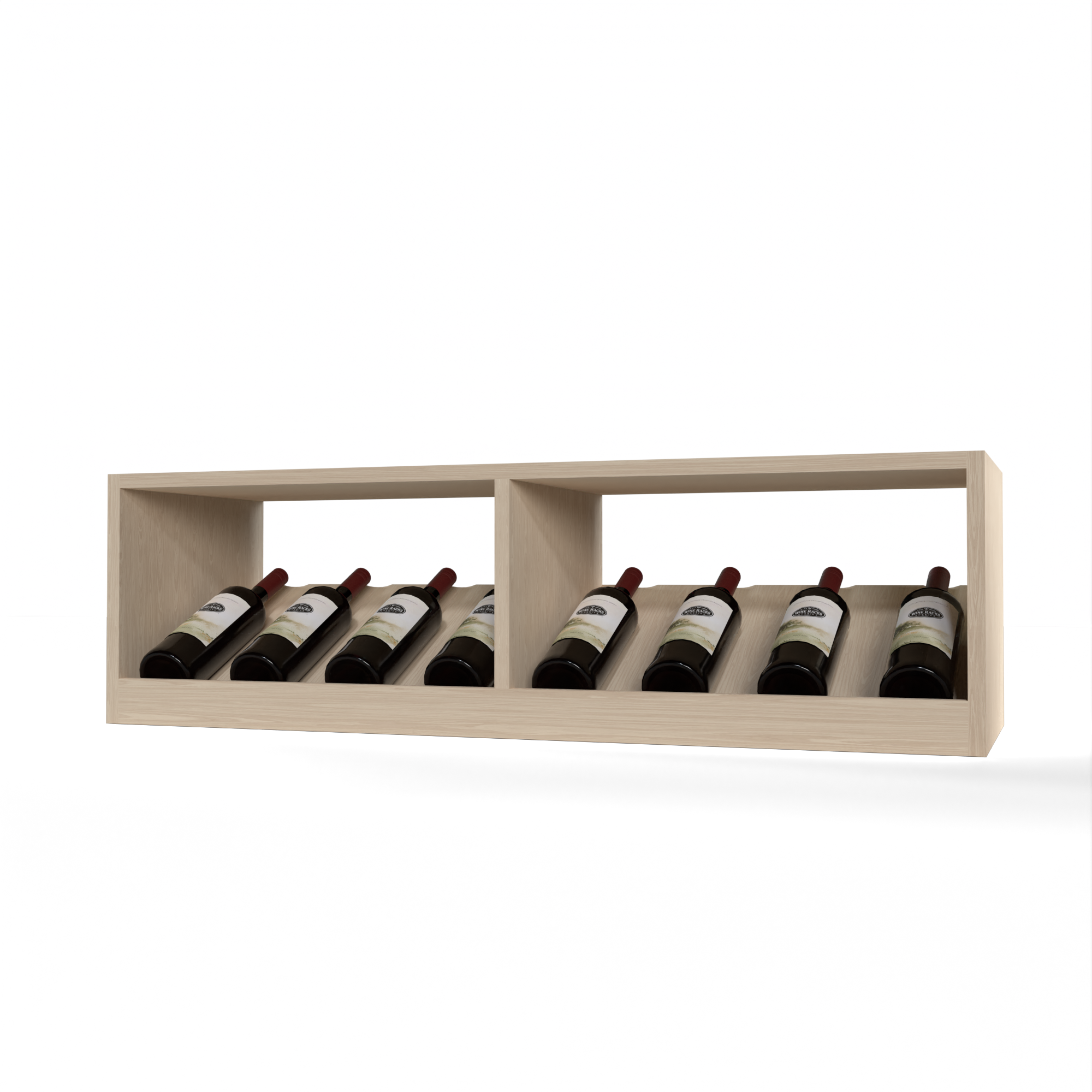 Design Rack Craddle GrandCellar™ - 9 Column Full-Depth Elevated Cradle Display Row - 12 ...
