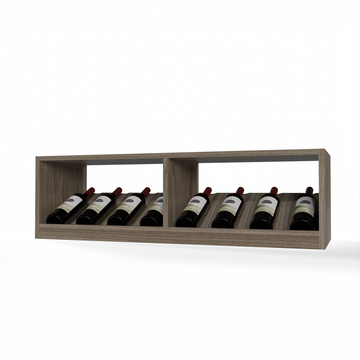 GrandCellar™ - 9 Column Full-Depth Elevated Cradle Display Row - 12
