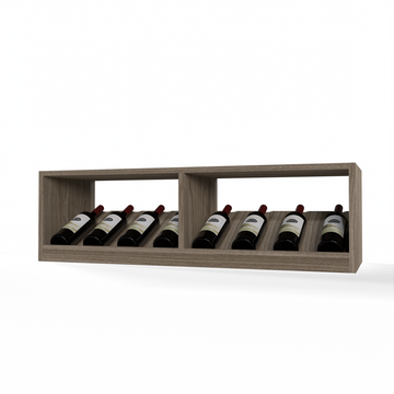 GrandCellar™ - 9 Column Full-Depth Elevated Cradle Display Row - 12