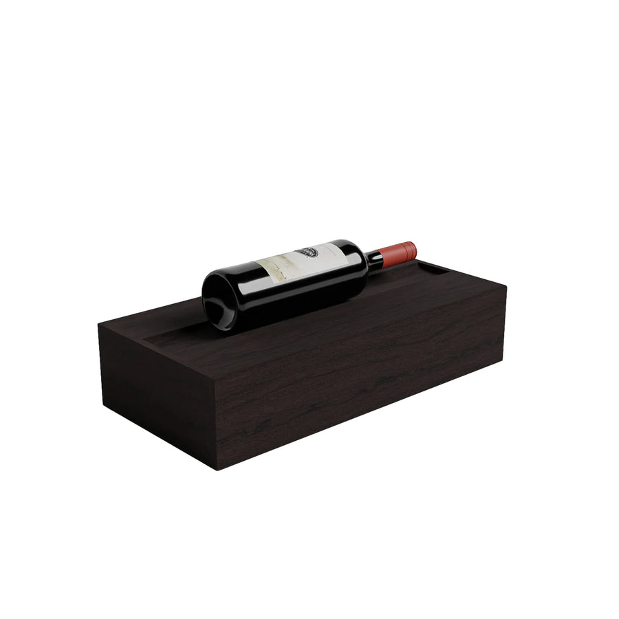 18" Floating Shelf Bottle Display