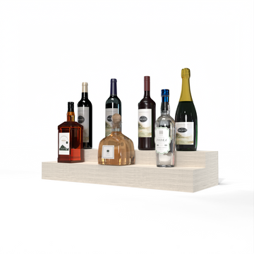 Liquor Riser, 2 Riser 6 Column in White Oak Unstained without WineSafe™ Satin Sealant