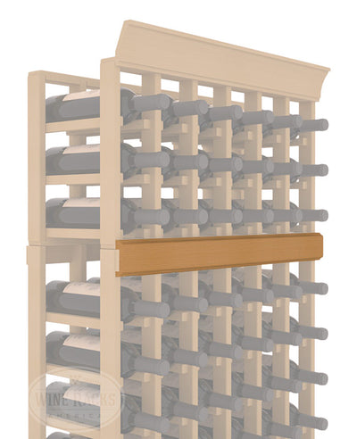 InstaCellar - Trim Molding by the foot in Ponderosa Pine Oak stained without WineSafe™ Satin Sealant