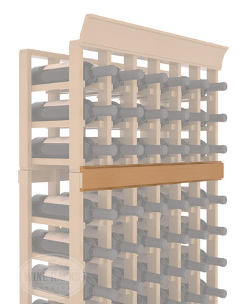 InstaCellar - Trim Molding by the foot in Ponderosa Pine Oak stained with WineSafe™ Satin Sealant