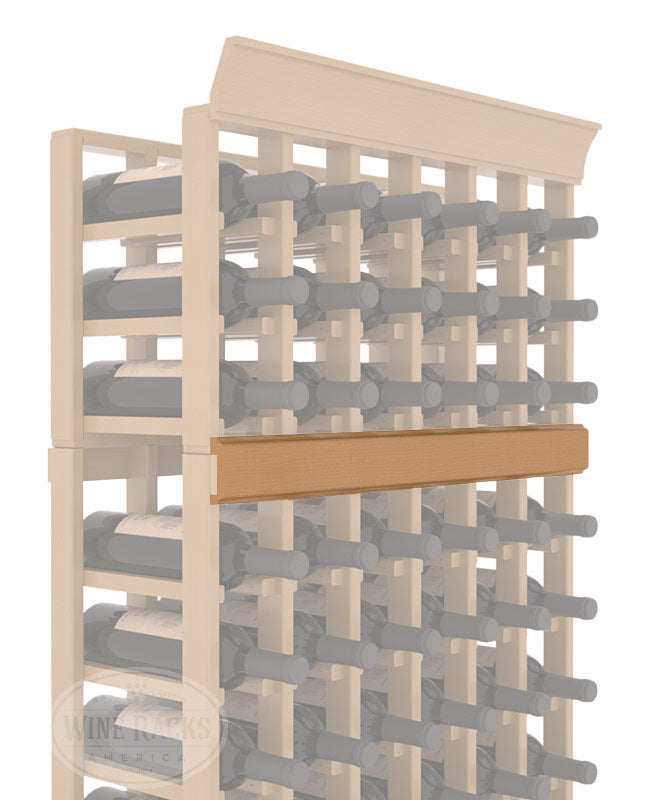 InstaCellar - Trim Molding by the foot in Ponderosa Pine Oak stained with WineSafe™ Satin Sealant