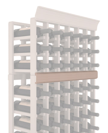 InstaCellar - Trim Molding by the foot in Ponderosa Pine Greywash stained without WineSafe™ Satin Sealant