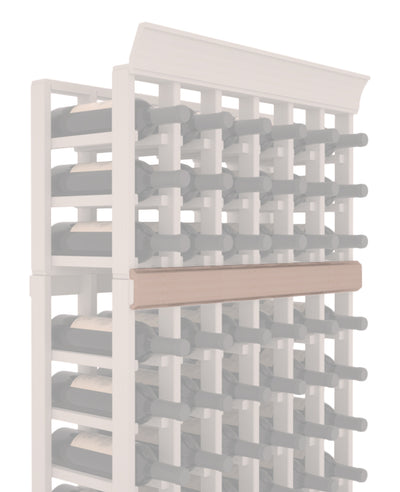 InstaCellar - Trim Molding by the foot in Ponderosa Pine Greywash stained with WineSafe™ Satin Sealant