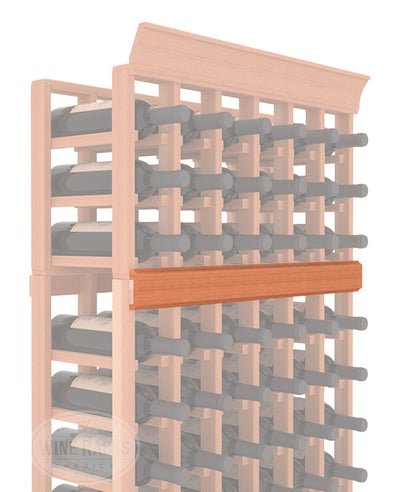 InstaCellar - Trim Molding by the foot in Premium Redwood Unstained without WineSafe™ Satin Sealant