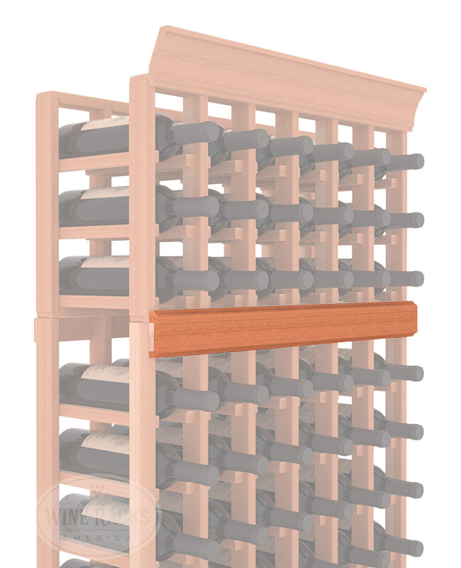 InstaCellar - Trim Molding by the foot in Premium Redwood Unstained without WineSafe™ Satin Sealant