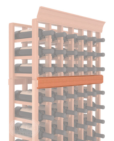 InstaCellar - Trim Molding by the foot in Premium Redwood Unstained with WineSafe™ Satin Sealant