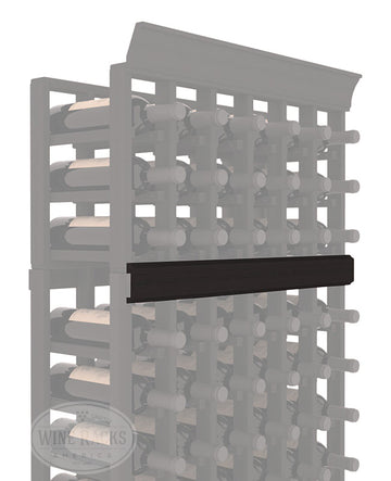InstaCellar - Trim Molding by the foot in Premium Redwood Black stained without WineSafe™ Satin Sealant
