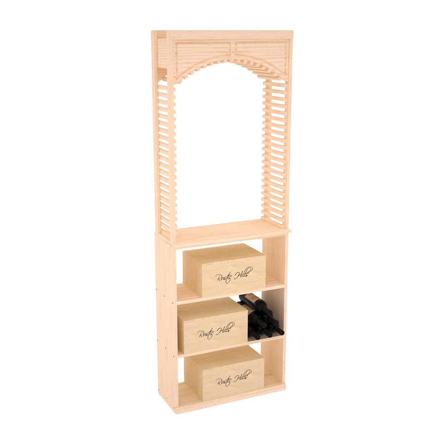 InstaCellar - 26" Cellar Arch / Case Bin / Solid Top Combo