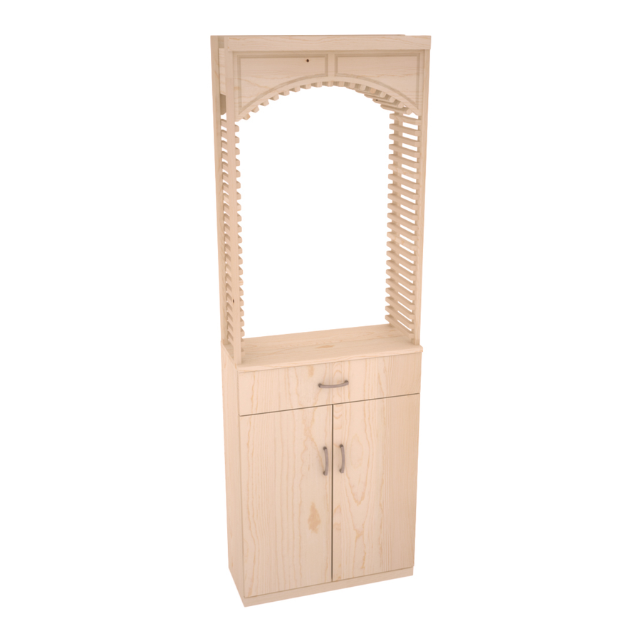 InstaCellar - 26" Cellar Arch / Base Cabinet Combo