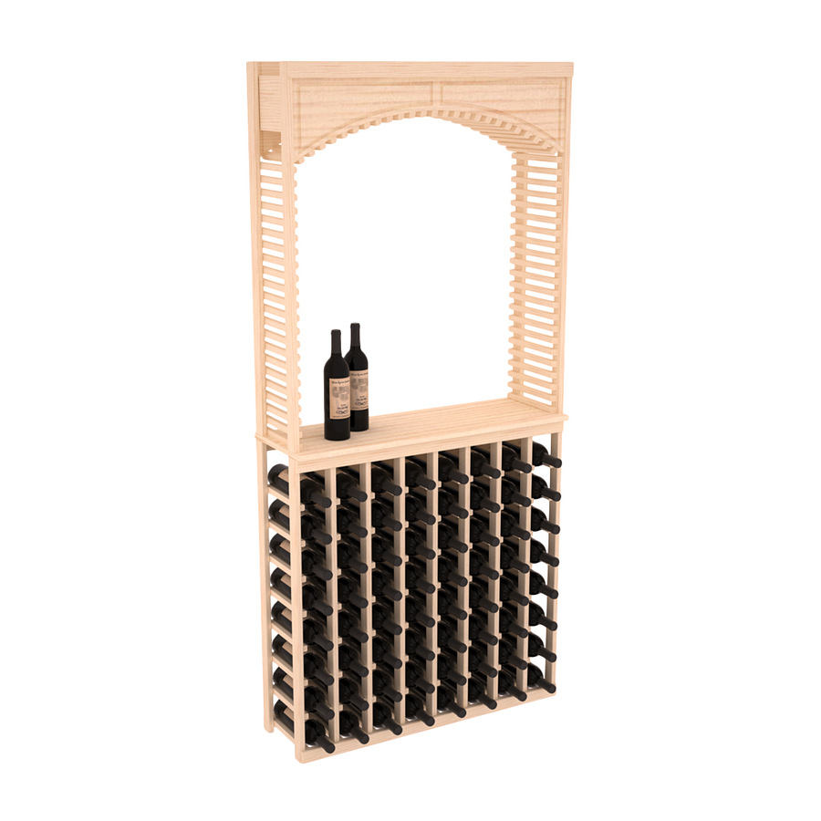 InstaCellar - 35" Cellar Arch / Tasting Table / Solid Top Combo
