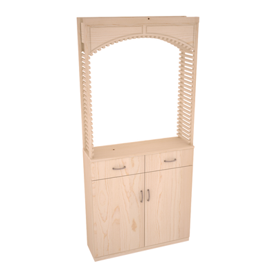 InstaCellar - 35" Cellar Arch / Base Cabinet Combo