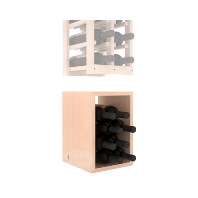 InstaCellar - 2 Column Bin Extender in Ponderosa Pine Unstained with WineSafe™ Satin Sealant