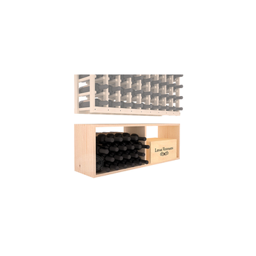 InstaCellar - 9 Column Bin Extender in Ponderosa Pine Unstained without WineSafe™ Satin Sealant