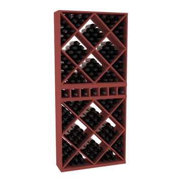 InstaCellar - Magnum Cubby/Cube Combo in Grand Mahogany Cherry stained without WineSafe™ Satin Sealant