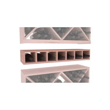 InstaCellar - 7 Bottle Magnum Cubby in Grand Mahogany Unstained without WineSafe™ Satin Sealant