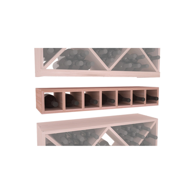 InstaCellar - 7 Bottle Magnum Cubby in Grand Mahogany Unstained without WineSafe™ Satin Sealant