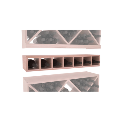 InstaCellar - 7 Bottle Magnum Cubby in Grand Mahogany Unstained with WineSafe™ Satin Sealant