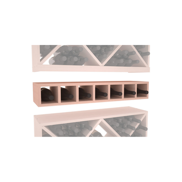 InstaCellar - 7 Bottle Magnum Cubby in Premium Redwood Greywash stained without WineSafe™ Satin Sealant