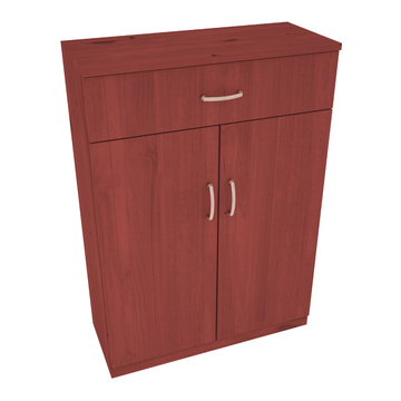 InstaCellar - 6 Column Base Cabinet in Knotty Alder Cherry stained without WineSafe™ Satin Sealant