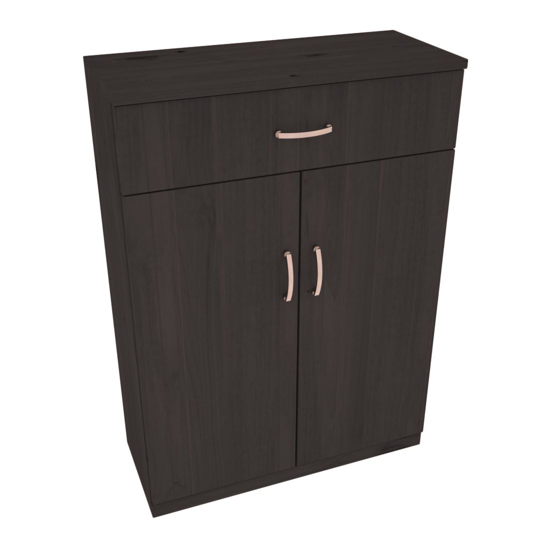 InstaCellar - 6 Column Base Cabinet in Knotty Alder Black stained without WineSafe™ Satin Sealant