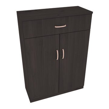 InstaCellar - 6 Column Base Cabinet in Knotty Alder Black stained without WineSafe™ Satin Sealant