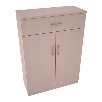 InstaCellar - 6 Column Base Cabinet in Knotty Alder Greywash stained with WineSafe™ Satin Sealant