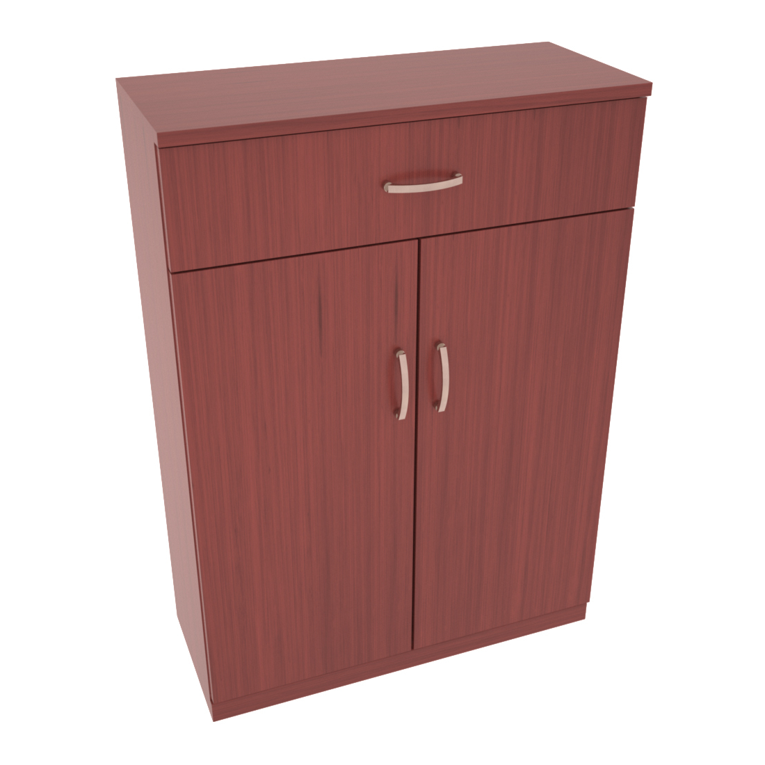 InstaCellar - 6 Column Base Cabinet in Grand Mahogany Cherry stained with WineSafe™ Satin Sealant