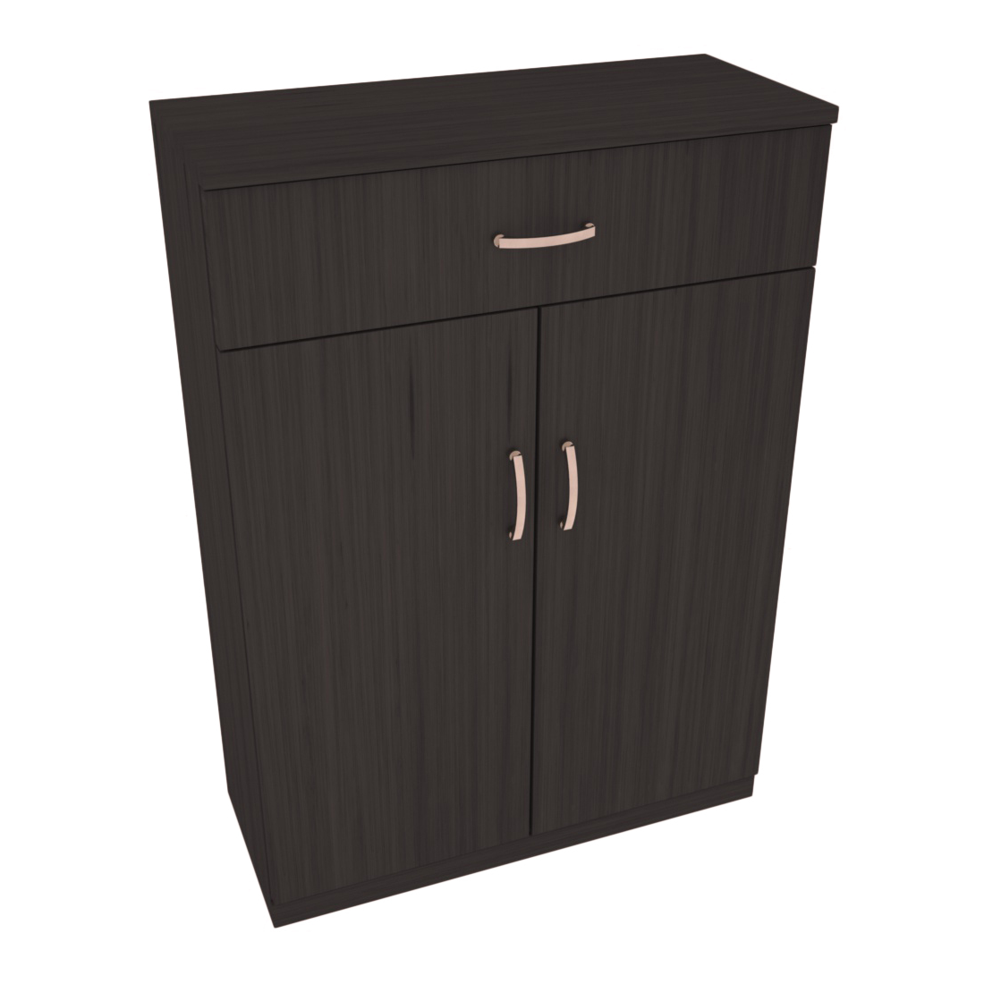 InstaCellar - 6 Column Base Cabinet in Grand Mahogany Black stained without WineSafe™ Satin Sealant