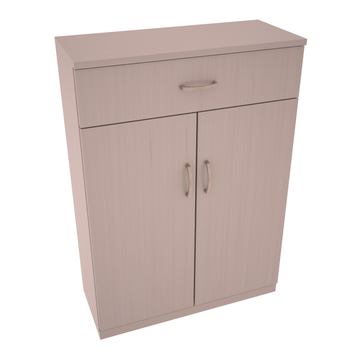 InstaCellar - 6 Column Base Cabinet in Grand Mahogany Greywash stained with WineSafe™ Satin Sealant