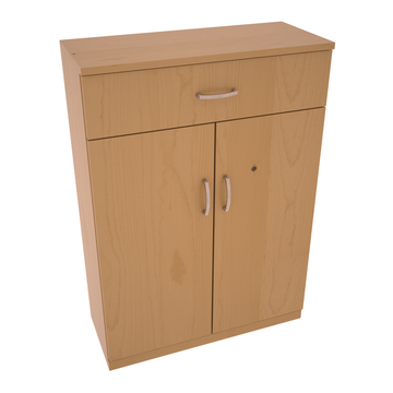 InstaCellar - 6 Column Base Cabinet in Ponderosa Pine Oak stained with WineSafe™ Satin Sealant