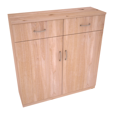 InstaCellar - 8 Column Base Cabinet in Knotty Alder Unstained without WineSafe™ Satin Sealant