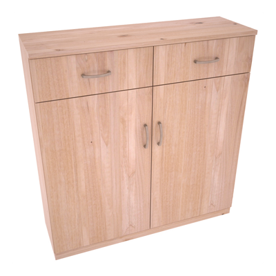 InstaCellar - 8 Column Base Cabinet in Knotty Alder Unstained with WineSafe™ Satin Sealant