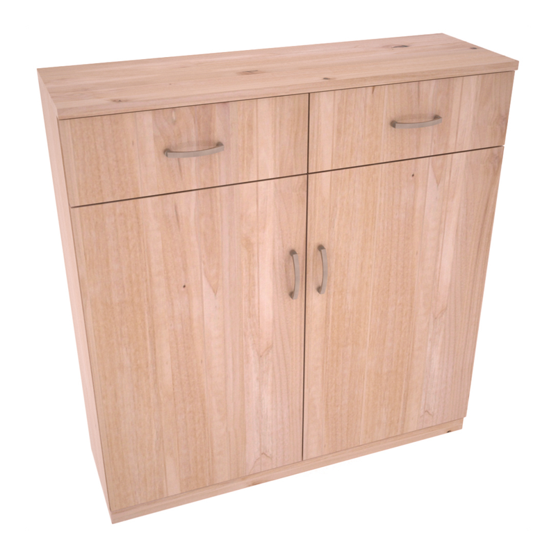 InstaCellar - 8 Column Base Cabinet in Knotty Alder Unstained with WineSafe™ Satin Sealant