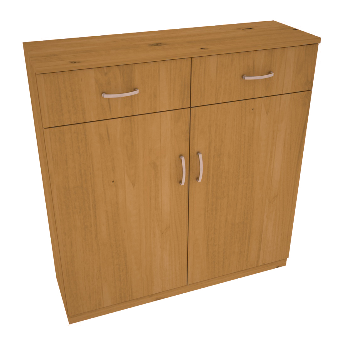 InstaCellar - 8 Column Base Cabinet in Knotty Alder Oak stained without WineSafe™ Satin Sealant
