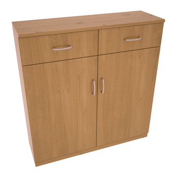 InstaCellar - 8 Column Base Cabinet in Knotty Alder Oak stained with WineSafe™ Satin Sealant