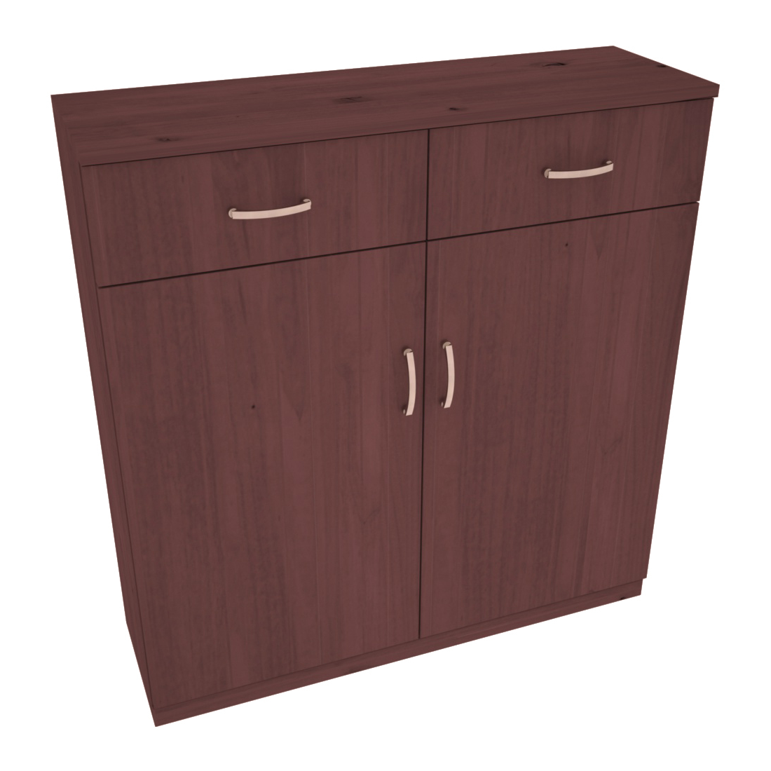 InstaCellar - 8 Column Base Cabinet in Knotty Alder Walnut stained without WineSafe™ Satin Sealant