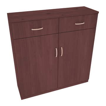 InstaCellar - 8 Column Base Cabinet in Knotty Alder Walnut stained without WineSafe™ Satin Sealant