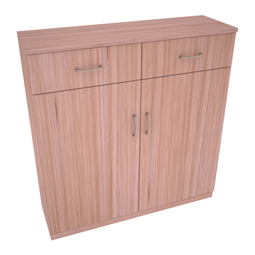 InstaCellar - 8 Column Base Cabinet in Grand Mahogany Unstained without WineSafe™ Satin Sealant