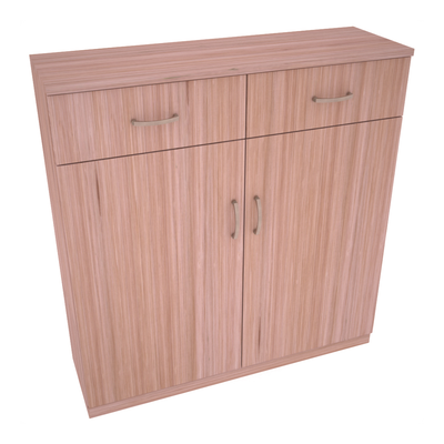 InstaCellar - 8 Column Base Cabinet in Grand Mahogany Unstained without WineSafe™ Satin Sealant