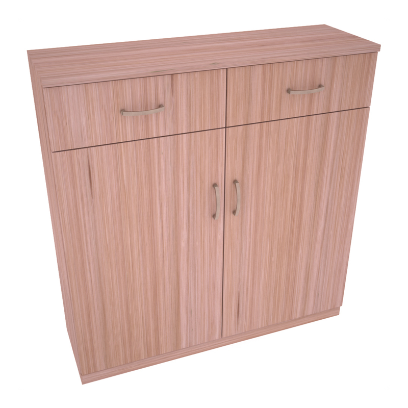 InstaCellar - 8 Column Base Cabinet in Grand Mahogany Unstained without WineSafe™ Satin Sealant