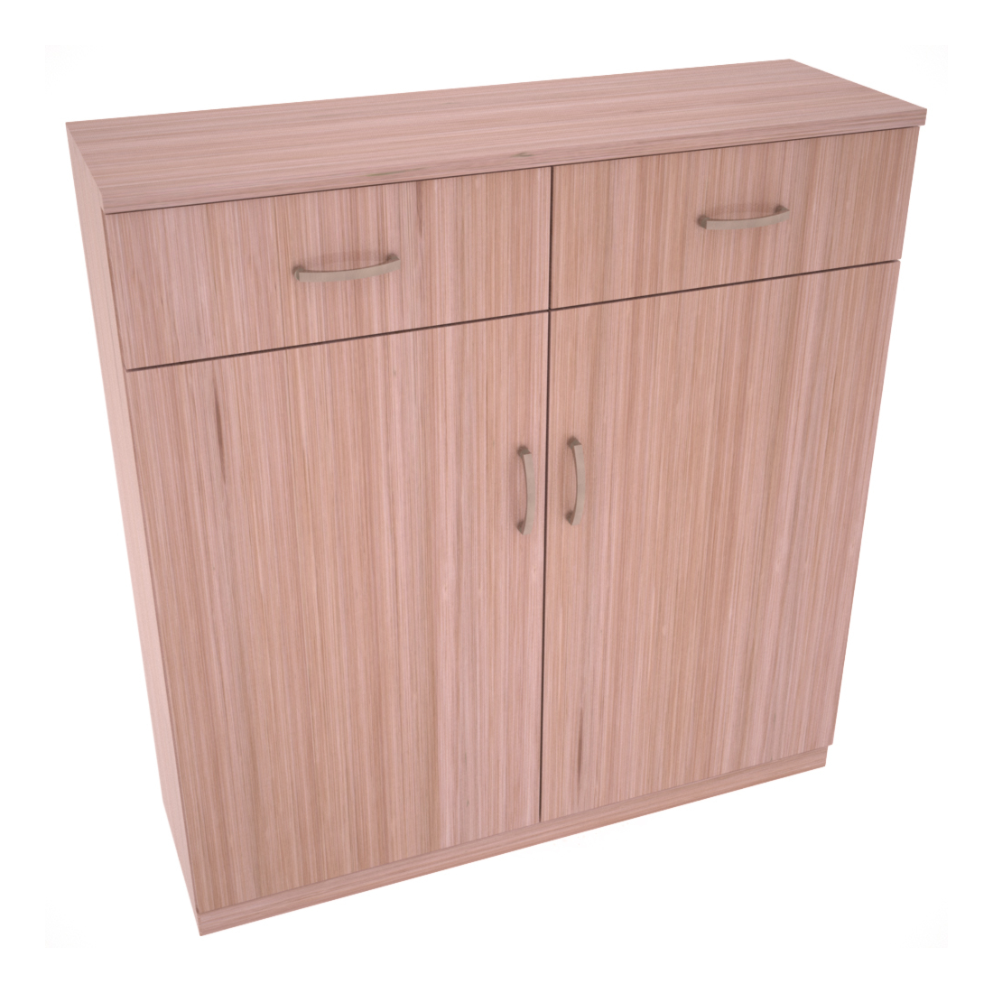 InstaCellar - 8 Column Base Cabinet in Grand Mahogany Unstained with WineSafe™ Satin Sealant