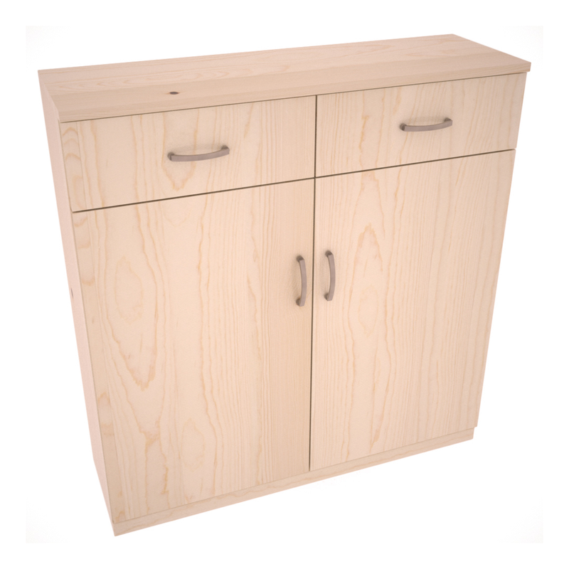 InstaCellar - 8 Column Base Cabinet in Ponderosa Pine Unstained with WineSafe™ Satin Sealant