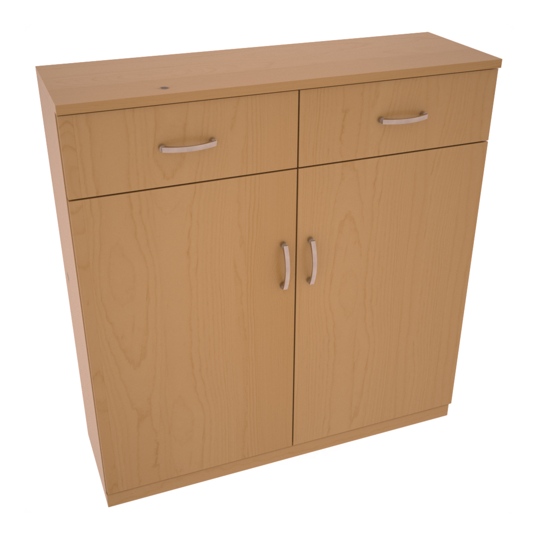 InstaCellar - 8 Column Base Cabinet in Ponderosa Pine Oak stained with WineSafe™ Satin Sealant