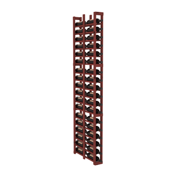 InstaCellar - 1 Column Double Deep Rack in Knotty Alder Cherry stained without WineSafe™ Satin Sealant
